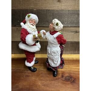Rare Clothtique Possible Dreams Happy Wife Happy Life Santa And Mrs Claus -Box